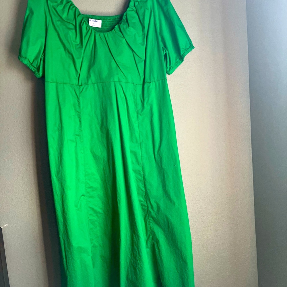 Puff sleeve Old Navy Midi Dress